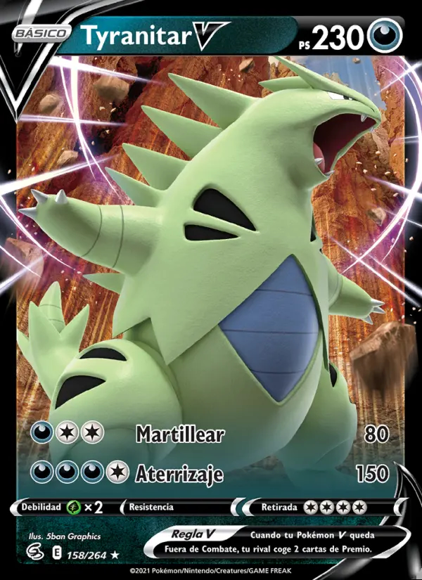 Image of the card Tyranitar V