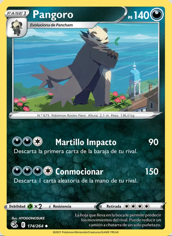 Image of the card Pangoro