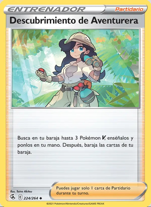 Image of the card Descubrimiento de Aventurera