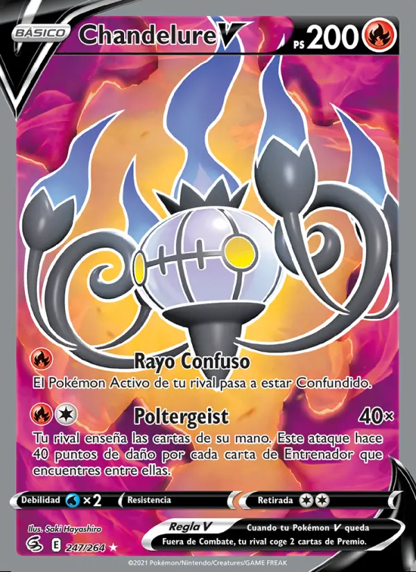 Image of the card Chandelure V