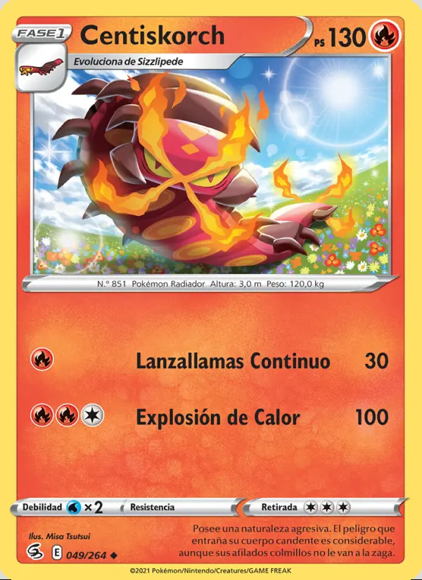 Image of the card Centiskorch