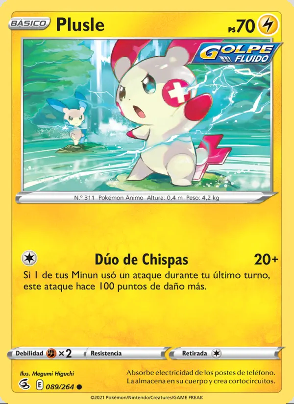 Image of the card Plusle