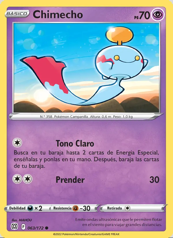 Image of the card Chimecho