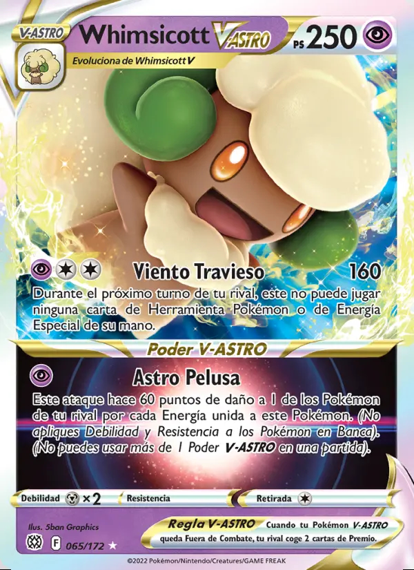 Image of the card Whimsicott V-ASTRO