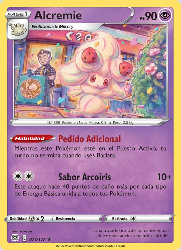 Image of the card Alcremie