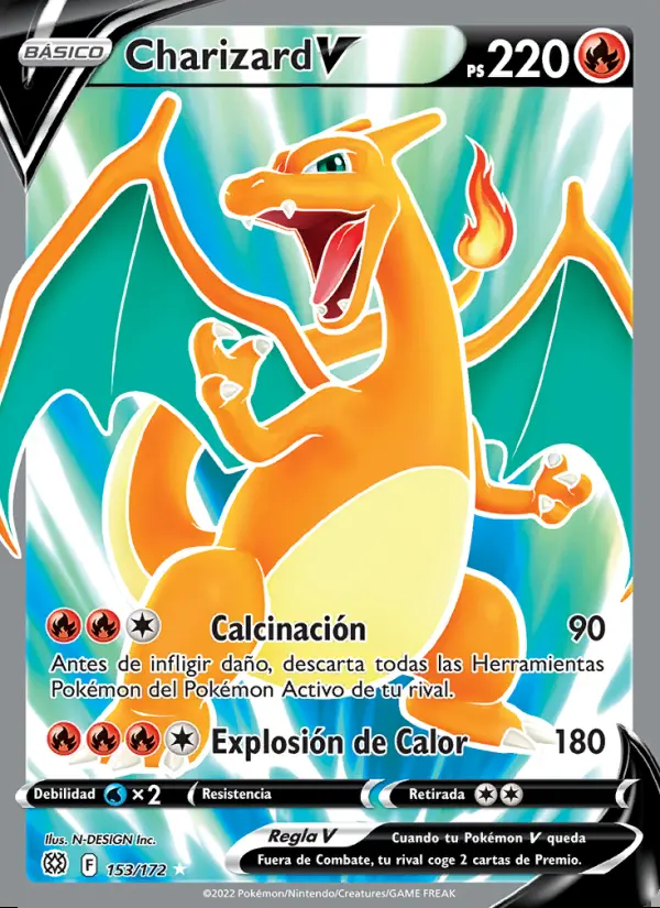 Image of the card Charizard V