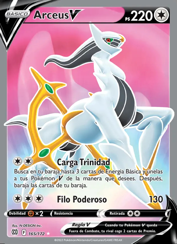 Image of the card Arceus V