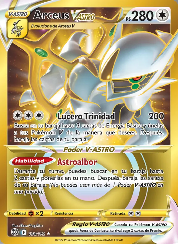 Image of the card Arceus V-ASTRO