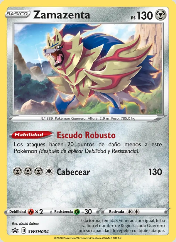 Image of the card Zamazenta