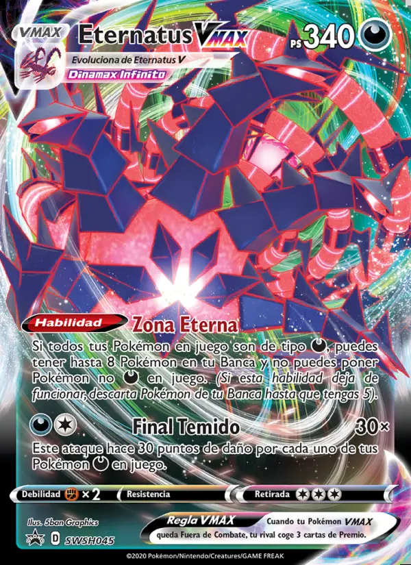 Image of the card Eternatus VMAX