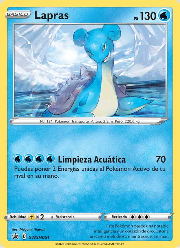 Image of the card Lapras