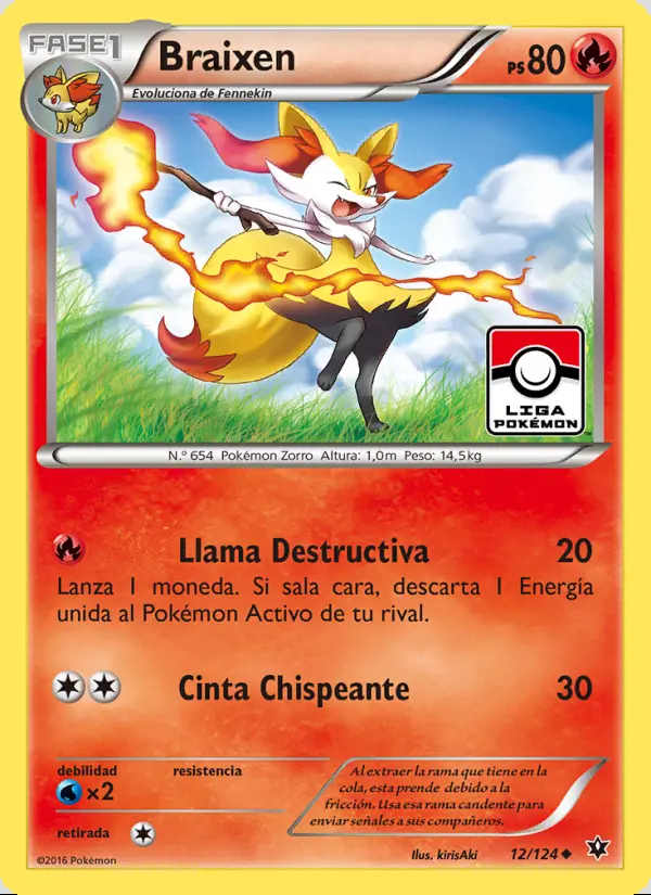 Image of the card Braixen