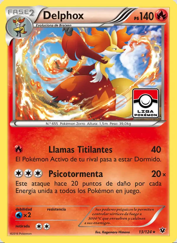 Image of the card Delphox