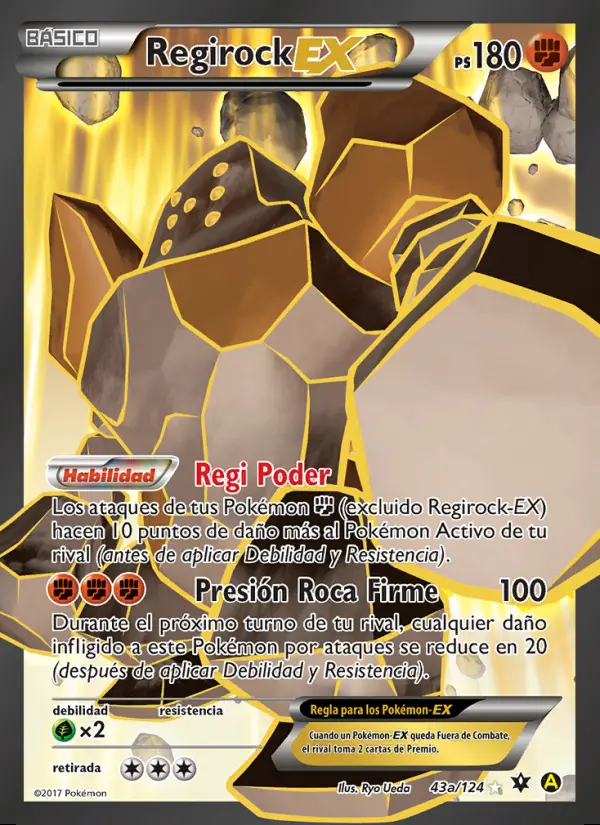 Image of the card Regirock EX