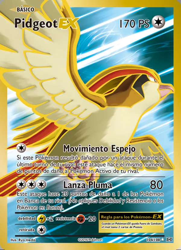 Image of the card Pidgeot EX