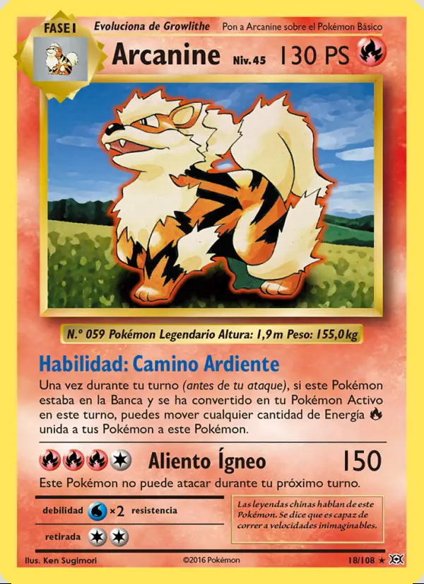 Image of the card Arcanine