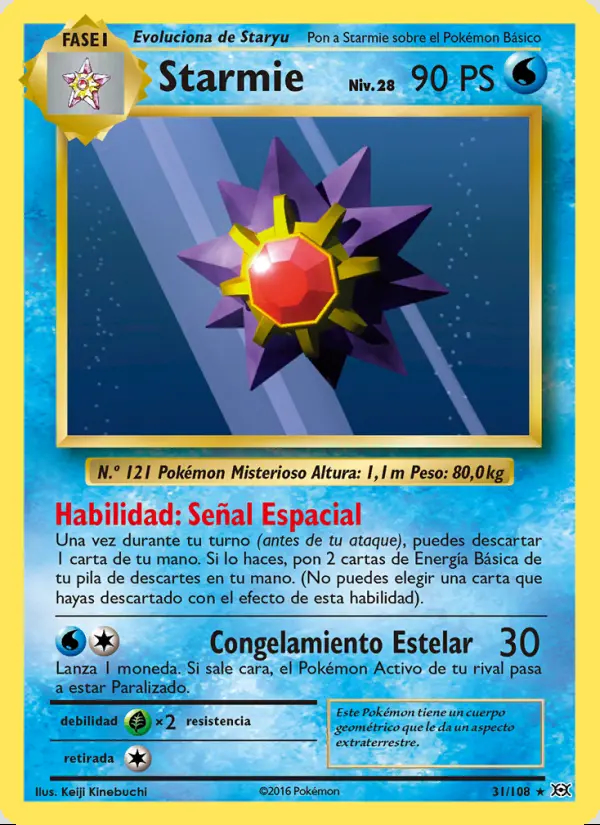 Image of the card Starmie