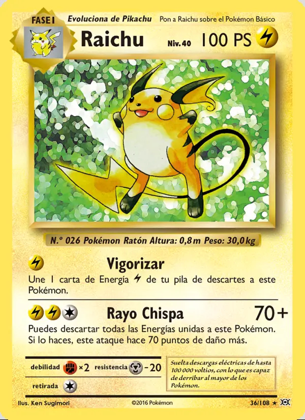 Image of the card Raichu