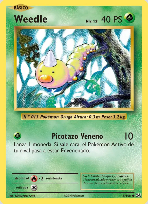 Image of the card Weedle