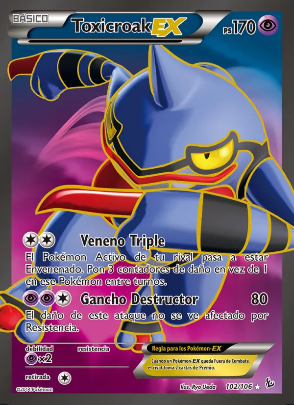 Image of the card Toxicroak EX