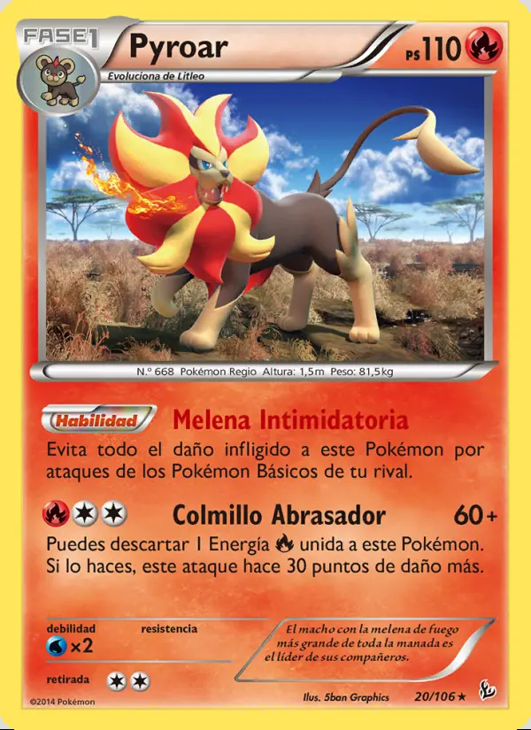 Image of the card Pyroar