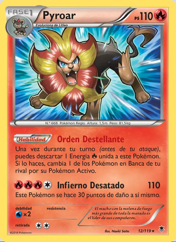 Image of the card Pyroar