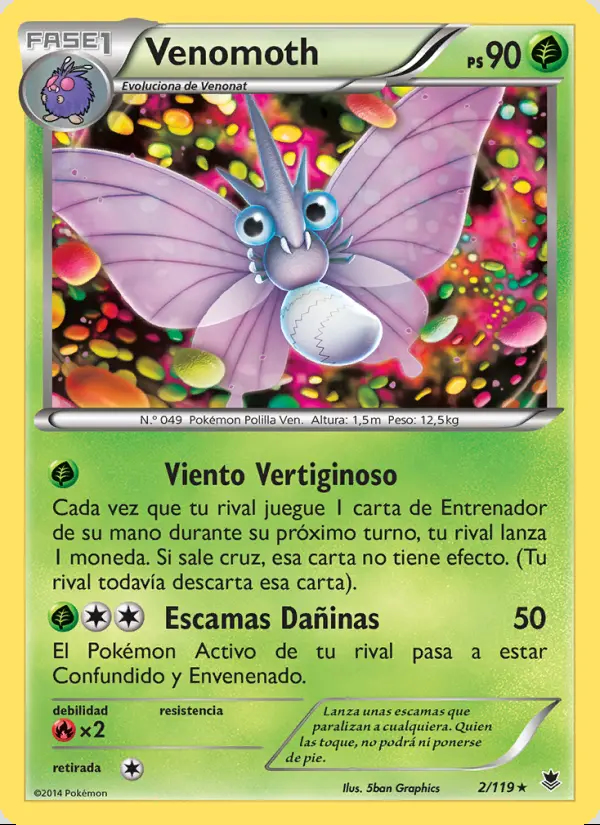 Image of the card Venomoth