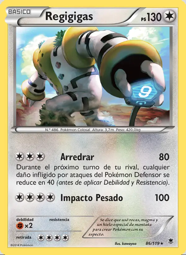 Image of the card Regigigas