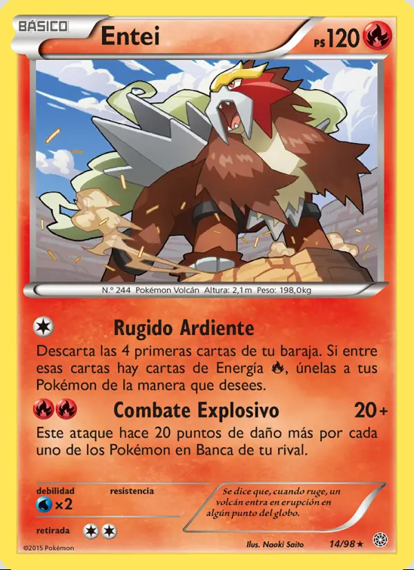 Image of the card Entei