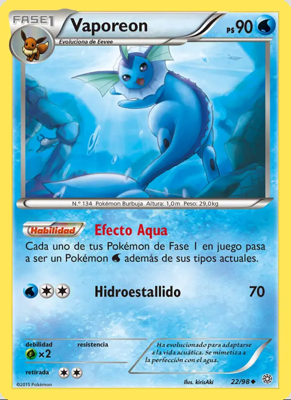 Image of the card Vaporeon