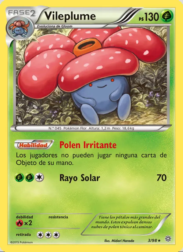 Image of the card Vileplume