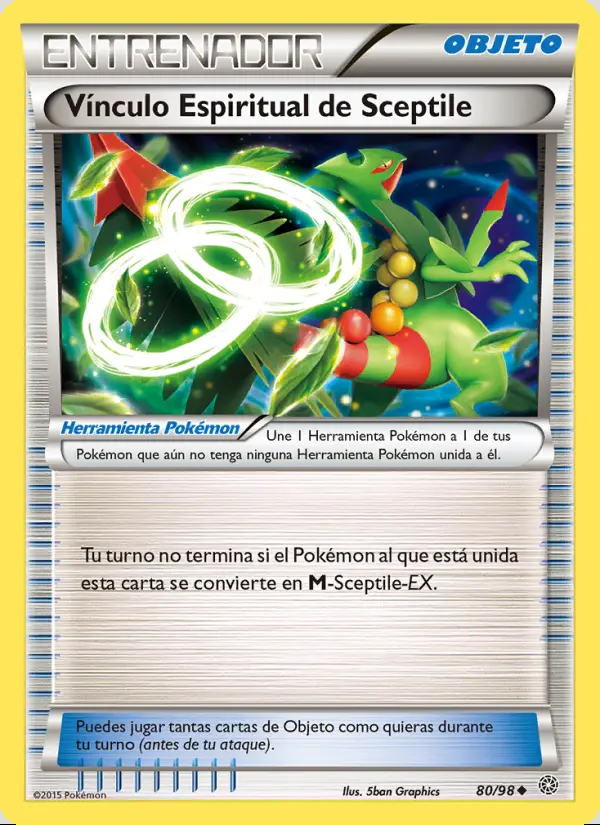 Image of the card Vínculo Espiritual de Sceptile