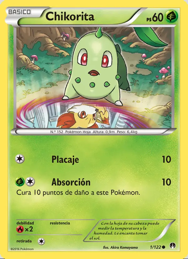 Image of the card Chikorita