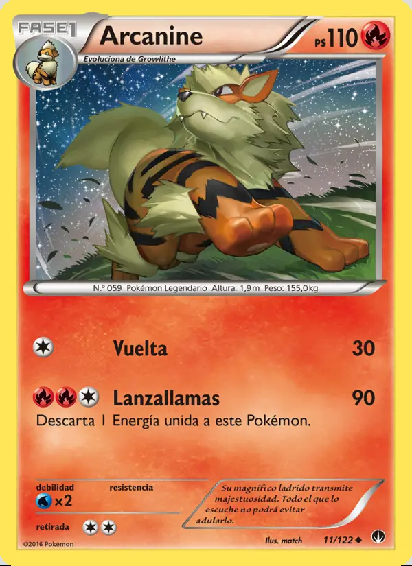 Image of the card Arcanine