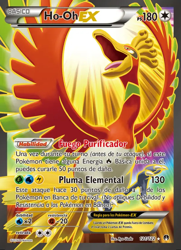 Image of the card Ho-Oh EX