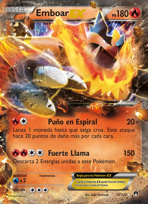 Image of the card Emboar EX