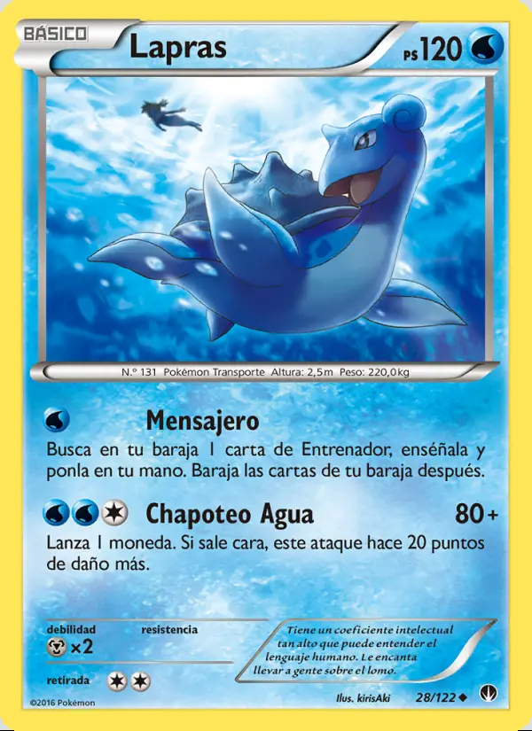 Image of the card Lapras