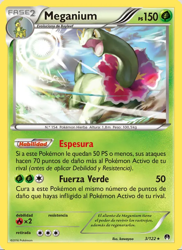 Image of the card Meganium