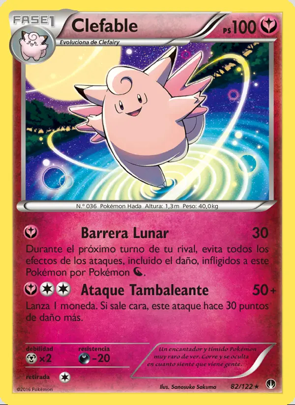 Image of the card Clefable