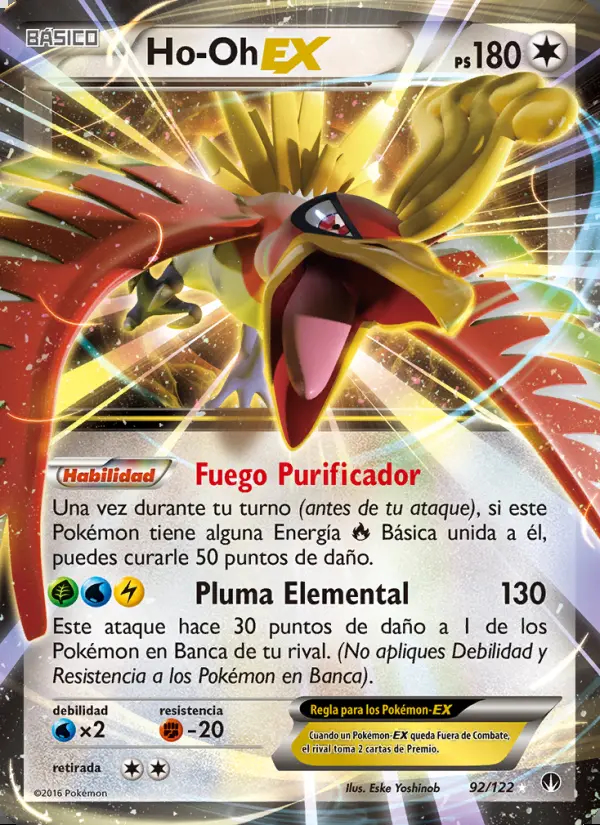 Image of the card Ho-Oh EX